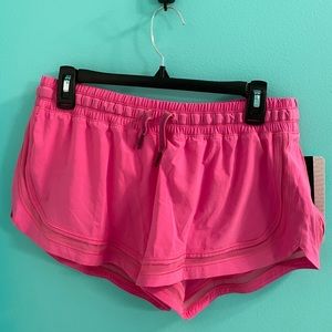 NWT Lululemon pink shorts 10